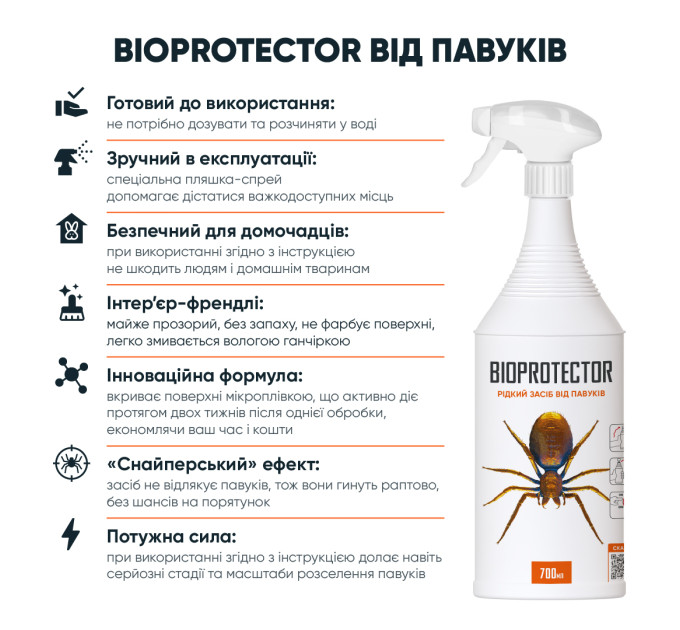 Bioprotector від павуків