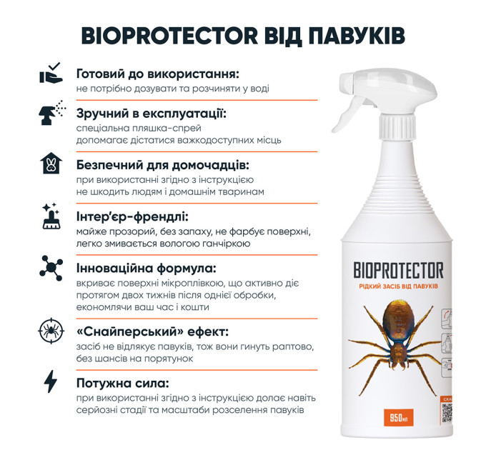 Bioprotector від павуків